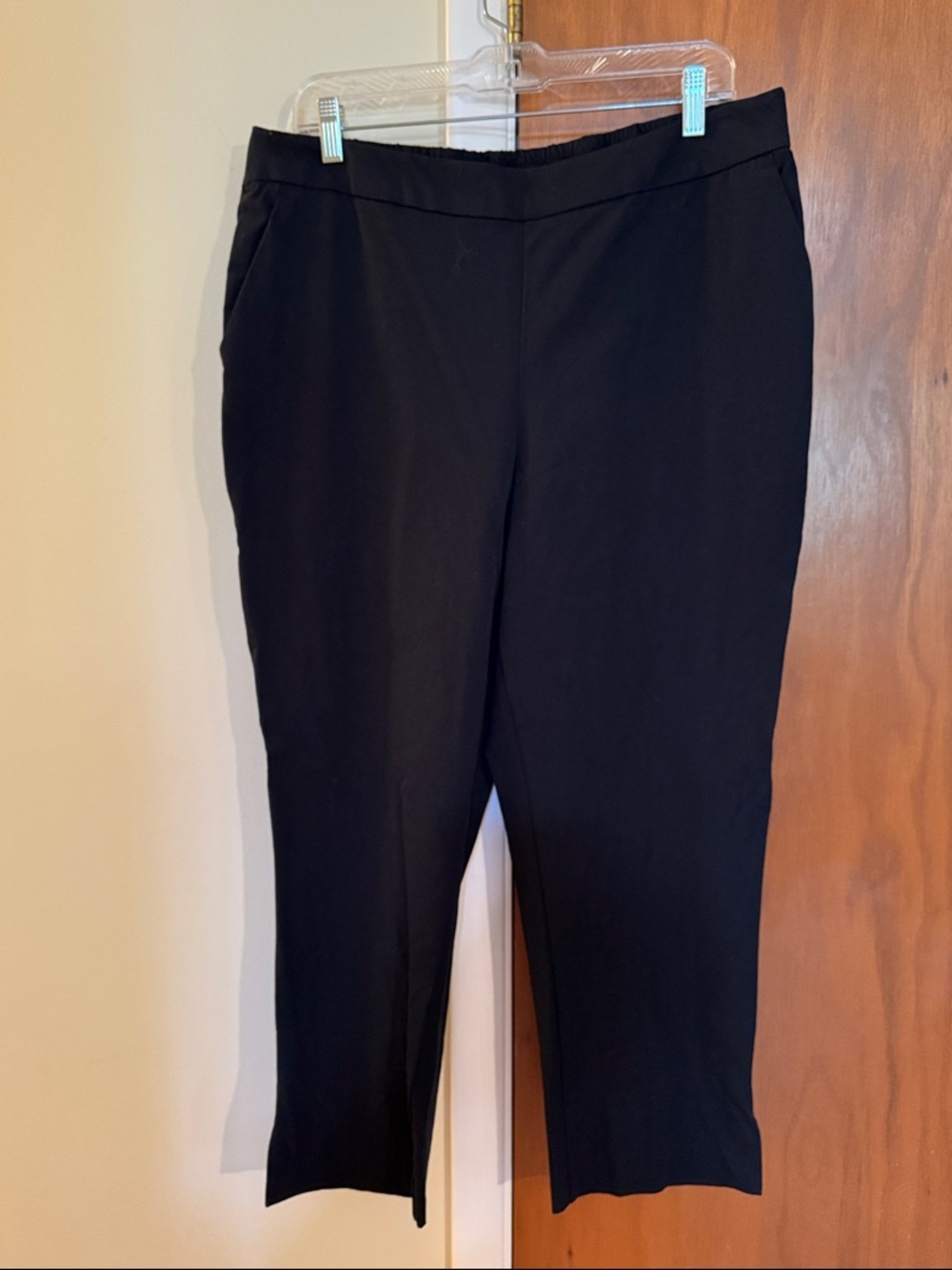Isaac Mizrahi Black Women's Dress Pants - Classic Pull-On Trousers